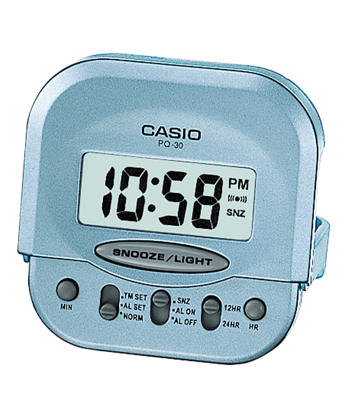 นาฬิกาดิจิตอล  Casio Table Clocks รุ่น PQ-30B-2DF (สีน้ำเงิน)