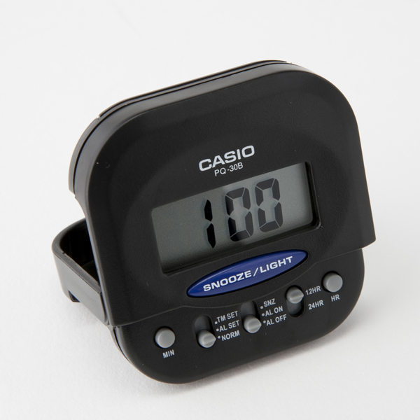 นาฬิกาดิจิตอล Casio Table Clocks รุ่น PQ-30B-1DF (สีดำ)