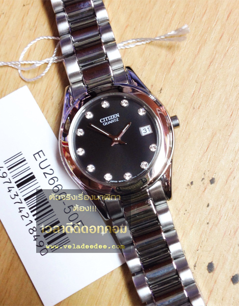 นาฬิกาข้อมือ CITIZEN (นาฬิกา ซิตี้เซ้น) lady (ระบบควอทซ์) รุ่น EU2660-50E