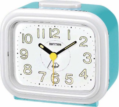 Rhythm japan นาฬิกาปลุก Table Clocks รุ่น 4RA888-R04 - (BLUE)