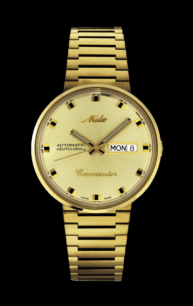 MIDO Commander King Size Datoday Automatic Men?s Watch นาฬิกาข้อมือชาย รุ่น M8429.3.22.2 (สีทอง)
