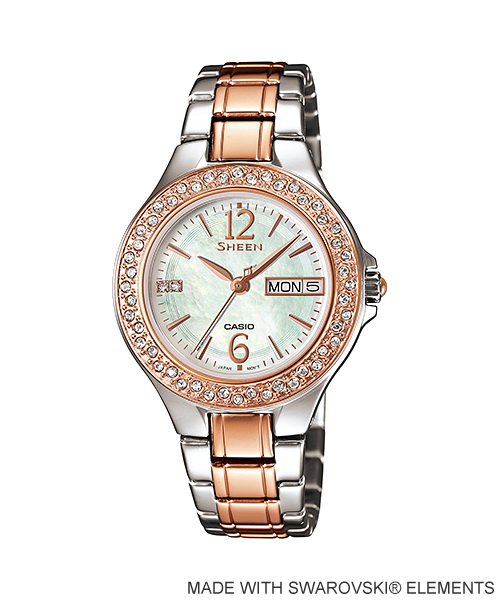 นาฬิกาข้อมือ CASIO SHEEN (คาสิโอ ชีน) (ประกันศูนย์เซ็นทรัล1ปี) รุ่น SHE-4800SG-7A