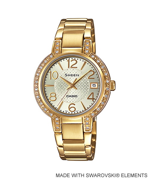 นาฬิกาข้อมือ CASIO SHEEN (คาสิโอ ชีน) (ประกันศูนย์เซ็นทรัล1ปี) รุ่น SHE-4804GD-9A