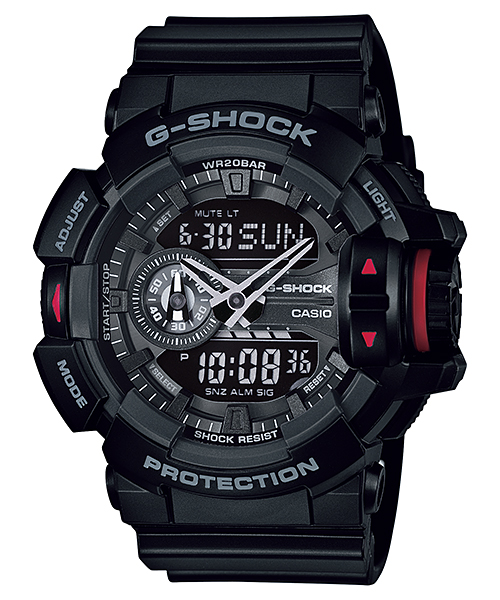 นาฬิกา CASIO G-SHOCK (คาสิโอ จี ช็อค) (ประกัน CMG ศูนย์เซ็นทรัล1ปี) รุ่น GA-400-1BDR