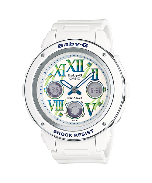 Casio Baby-G นาฬิกาข้อมือสุภาพสตรี สายเรซิ่น รุ่น BGA-150GR-7BDR 