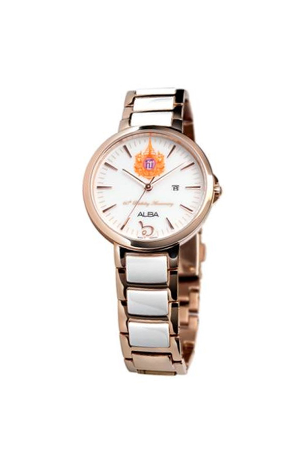 ALBA นาฬิกาข้อมือหญิง เฉลิมพระเกียรติ สมเด็จพระเทพรัตนราชสุดาฯ สยามบรมราชกุมารี รุ่น AH7G38X 