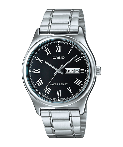 Casio Standard นาฬิกาข้อมือสุภาพบุรุษ สายสแตนเลส รุ่น MTP-V006D-1BUDF