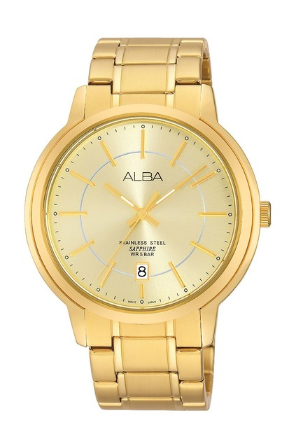 ALBA Sapphire glass Smart Gents นาฬิกาผู้ชาย สายสแตนเลส รุ่น AS9A40X1