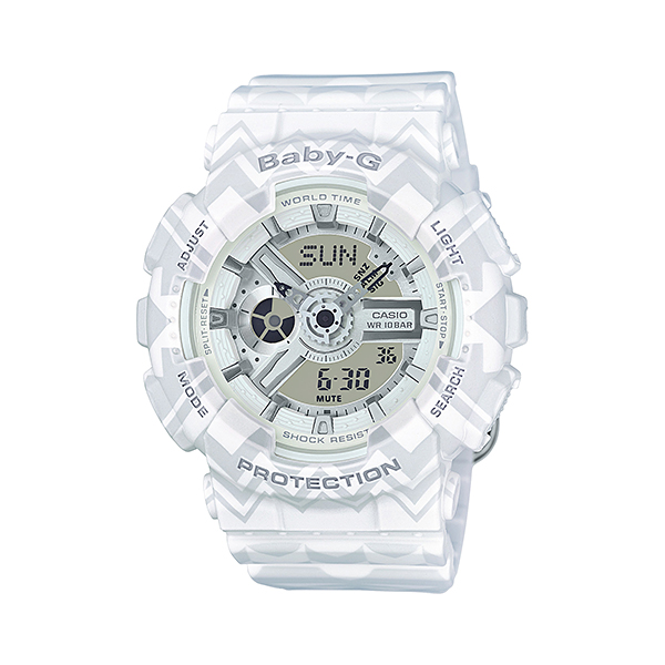 Casio Baby-G นาฬิกาข้อมือผู้หญิง สายเรซิ่น รุ่น BA-110TP-7ADR Limited Edition