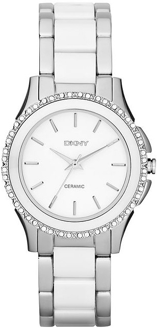 DKNY LADIES' WESTSIDE CERAMIC WATCH นาฬิกาข้อมือ รุ่น NY8818 - สินค้ารับประกันศูนย์ DKNY (ประเทศไทย) จำกัด 2 ปี