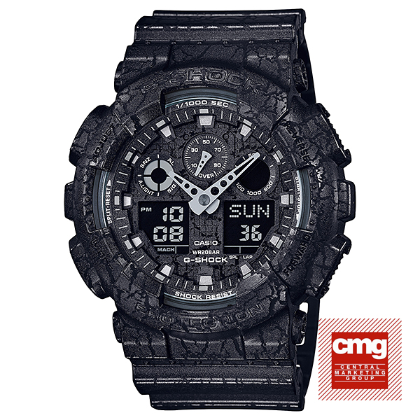 CASIO G-SHOCK นาฬิกาข้อมือผู้ชาย สายเรซิ่น รุ่น Limited Edition GA-100CG-1A