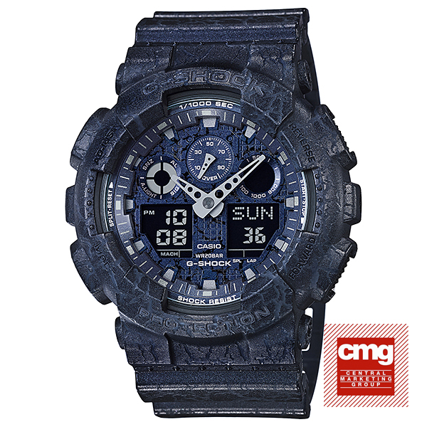 CASIO G-SHOCK นาฬิกาข้อมือผู้ชาย สายเรซิ่น รุ่น Limited Edition GA-100CG-2A