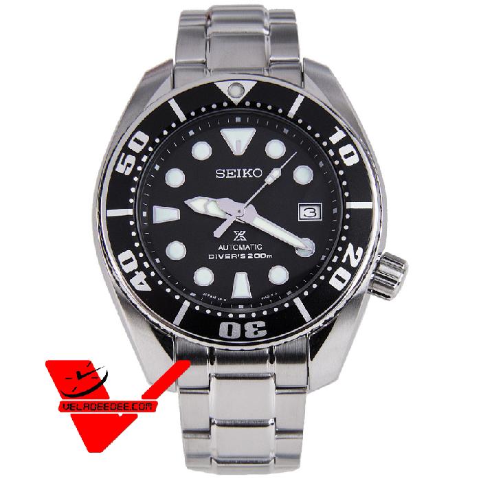 Seiko SUMO Scuba Diver MADE IN JAPAN Sport Automatic นาฬิกาข้อมือ Stainless Strap รุ่น SBDC031