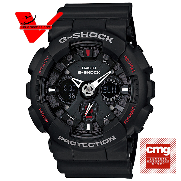 นาฬิกา CASIO G-SHOCK (คาสิโอ จี ช็อค) GA-120-1ADR (ประกันศูนย์เซ็นทรัล1ปี) 