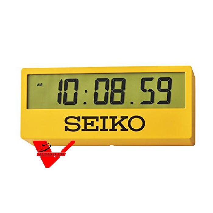 SEIKO  japan นาฬิกาดิจิตอล เลือกตั้งโต๊ะหรือแขวนผนังก็ได้ สามารถเลือกใช้กับไฟฟ้าในบ้านได้ รุ่น QHL073Y