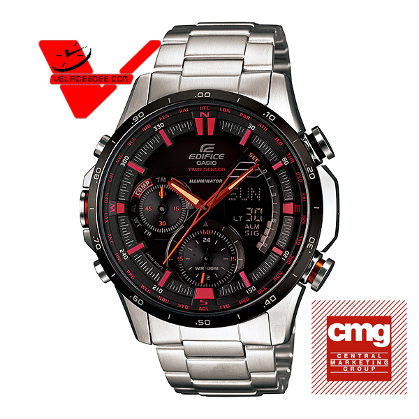 Casio Edifice นาฬิกาข้อมือผู้ชาย สายสแตนเลส รุ่น ERA-300DB-1AVDR (ประกันศูนย์เซ็นทรัล1ปี)