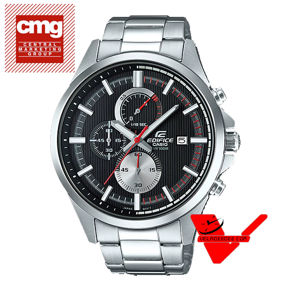 Casio Edifice นาฬิกาข้อมือผู้ชาย สายสแตนเลส (ประกัน CMG ศูนย์เซ็นทรัล1) รุ่น EFV-520D-1AV