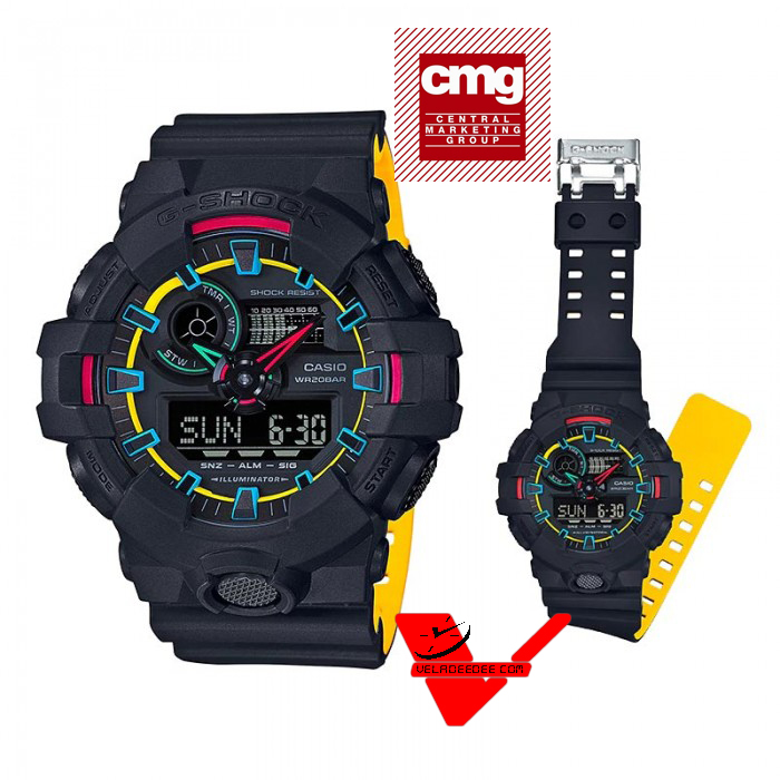 Casio G-shock (ประกันCMG) นาฬิกาข้อมือชาย 2 ระบบ นาฬิกาข้อมือ สายเรซิ่น รุ่น Limited Edition GA-700SE-1A9
