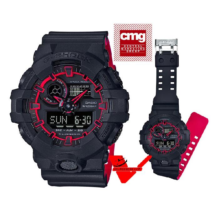 Casio G-shock (ประกันCMG) นาฬิกาข้อมือชาย 2 ระบบ นาฬิกาข้อมือ สายเรซิ่น รุ่น Limited Edition GA-700SE-1A4