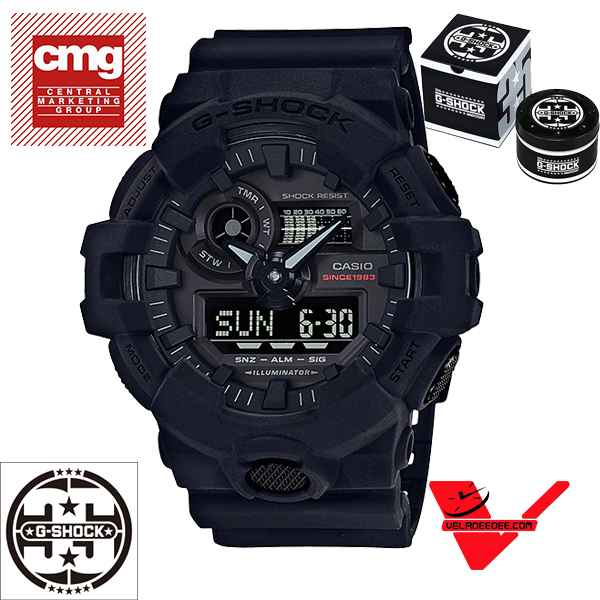 Casio G-shock (ประกันCMG) นาฬิกาข้อมือชาย  รุ่น Limited Edition BIG BANG BLACK ฉลองครบรอบ 35 ปี  GA-735A-1A