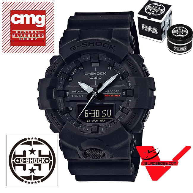 Casio G-shock (ประกันCMG) นาฬิกาข้อมือชาย  รุ่น Limited Edition BIG BANG BLACK ฉลองครบรอบ 35 ปี  GA-835A-1A