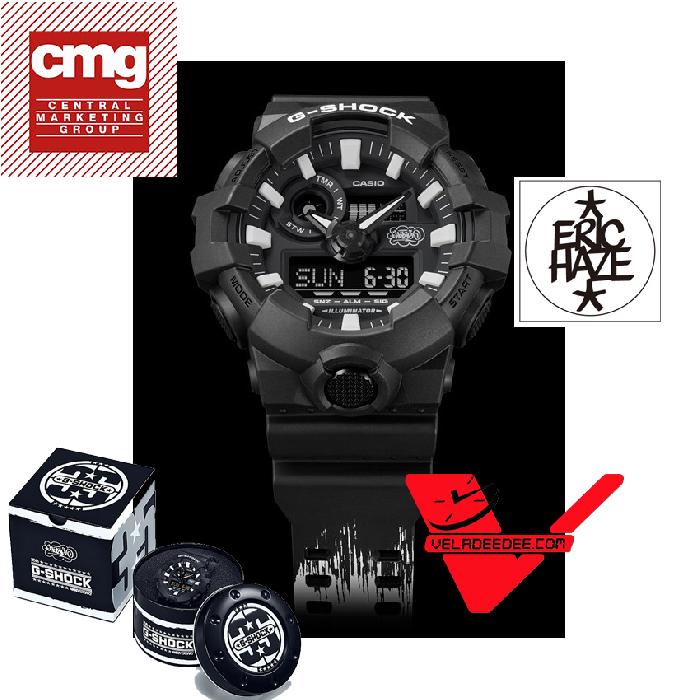 Casio G-shock (ประกันCMG) นาฬิกาข้อมือชาย รุ่น Limited Edition x ERIC HAZE GA-700EH-1A