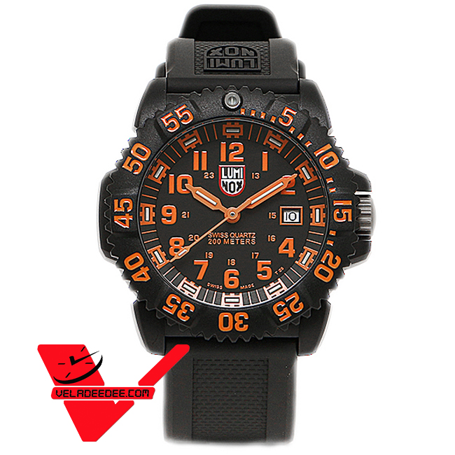 Luminox Men's Navy Seal นาฬิกาข้อมือชาย ตัวเรือนคาร์บอน สายยางเรซิ้น รุ่น GGL.L3059