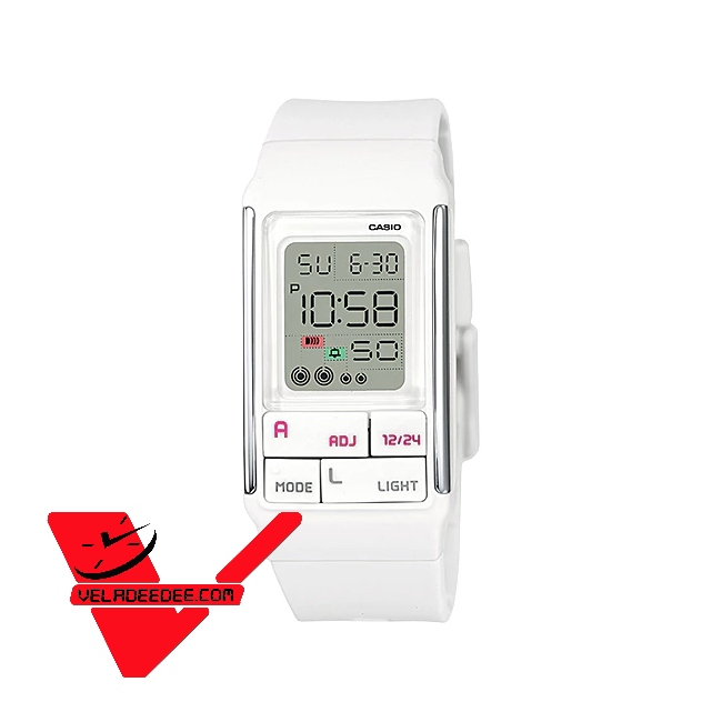 Casio  นาฬิกาข้อมือผู้หญิง สายเรซิ่น (ประกัน 1ปี)  รุ่น  LDF-52-7ADR 