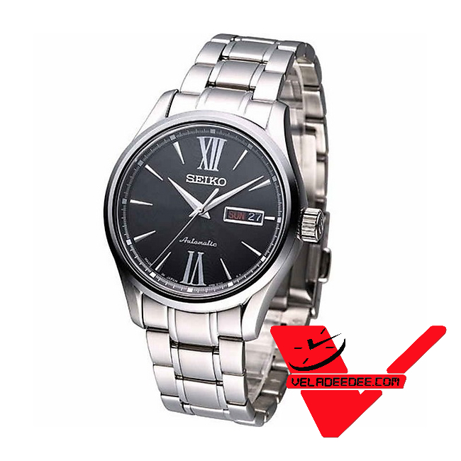 Seiko Presage Automatic Sapphire Crystal MADE IN JAPAN ข้อมือสายสแตนเลส รุ่น SRP327J1