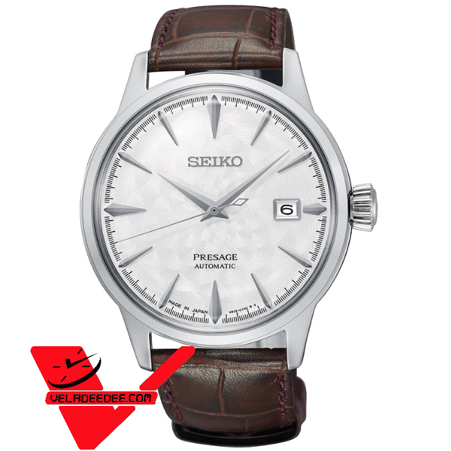 SEIKO PRESAGE COCKTAIL LIMITED EDITION MADE IN JAPAN เรือนสแตนเลสสตีล สายหนังแท้ (ผลิตเพียง3500เรือนเท่านั้น) รุ่น SRPC03J1 