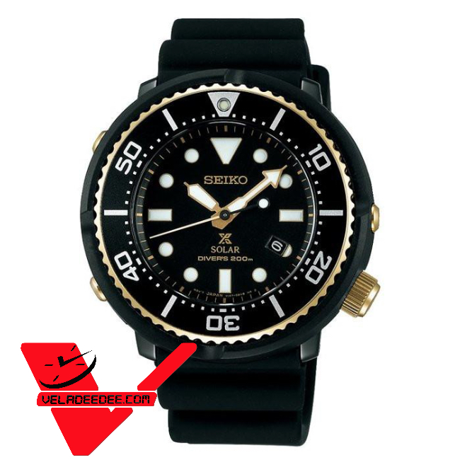 Seiko Prospex Tuna Solar Diver's 200m  นาฬิกาข้อมือ สายยางเรสิ้น รุ่น SBDN028J