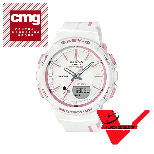 Casio Baby-G (ประกันCMG)  | FOR RUNNING SERIES (ซีรีย์เพื่อนักวิ่ง) | นาฬิกาข้อมือ สายยางเรสิ้น รุ่น BGS-100RT-7A