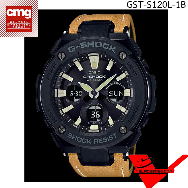 Casio G-shock (ประกันCMG) นาฬิกาข้อมือชาย รุ่น GST-S120L-1B