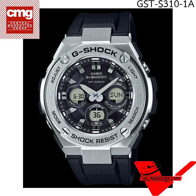 Casio G-shock (ประกันCMG) นาฬิกาข้อมือชาย รุ่น GST-S310-1A