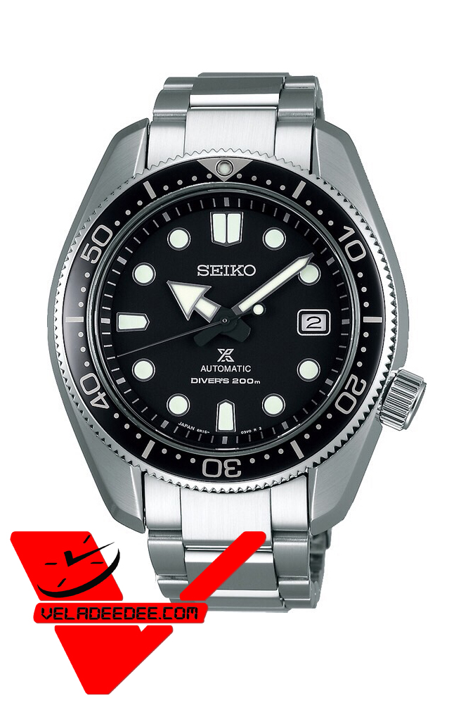 Seiko  Baby Marine Master Scuba Diver MADE IN JAPAN Sport Automatic นาฬิกาข้อมือ กระจก Sapphire Crystal  รุ่น SPB077J - สีดำ