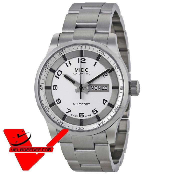 นาฬิกาข้อมือ MIDO ประกันศูนย์ไทยศรีทองพาณิชย์ 2 ปี Multifort Analog Automatic Men's Watch รุ่น M005.430.11.032.00