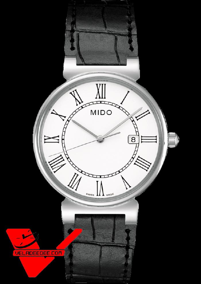 นาฬิกา MIDO ประกันศูนย์ไทยศรีทองพาณิชย์ 2 ปี Dorada Gent quartz รุ่น M009.610.16.013.00 สายหนัง