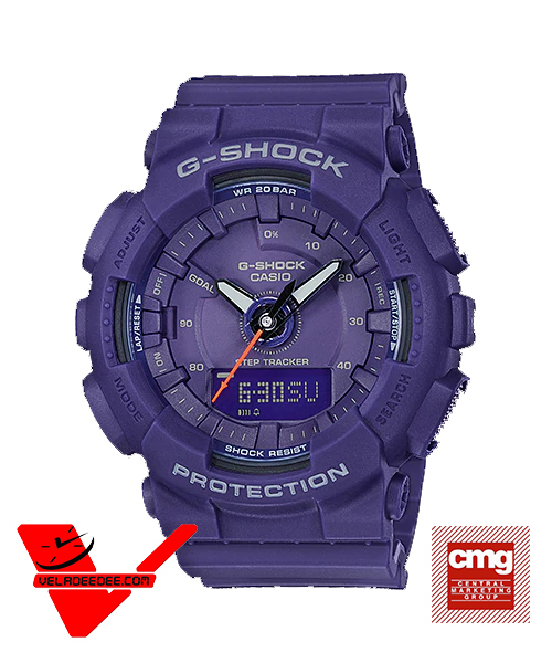 CASIO G-SHOCK mini S Series (ประกันCMG) | FOR RUNNING SERIES (ซีรีย์เพื่อนักวิ่ง) | นาฬิกาข้อมือ สายยางเรสิ้น GMA-S130VC-2A