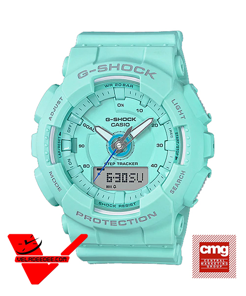 CASIO G-SHOCK MINI (ประกันCMG) นาฬิกาข้อมือ สายเรซิ่น รุ่น ตัวนับก้าว GMA-S130-2A