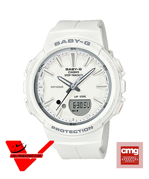 Casio Baby-G (ประกันCMG) | FOR RUNNING SERIES (ซีรีย์เพื่อนักวิ่ง) | นาฬิกาข้อมือ สายยางเรสิ้น รุ่น BGS-100SC-7A
