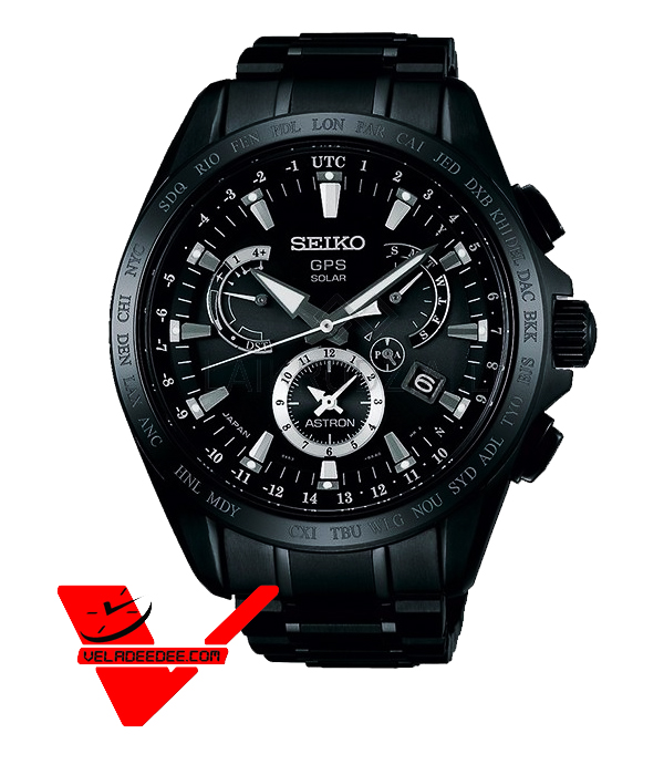 Seiko Astron GPS นาฬิกาข้อมือผู้ชาย ASTRON GPS SOLAR DUAL TIME  รุ่น SSE049J1