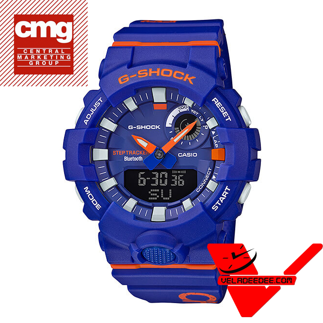 Casio G-shock G-SQUAD Bluetooth รุ่นสีพิเศษ นาฬิกาข้อมือชาย (ประกัน CMG ศูนย์เซ็นทรัล 1 ปี) รุ่น GBA-800DG-2ADR