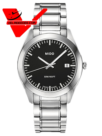 MIDO MADISON VI Quartz Black Dial Stainless ประกันศูนย์ไทยศรีทองพาณิชย์ 2 ปี  รุ่น M012.410.11.051.00