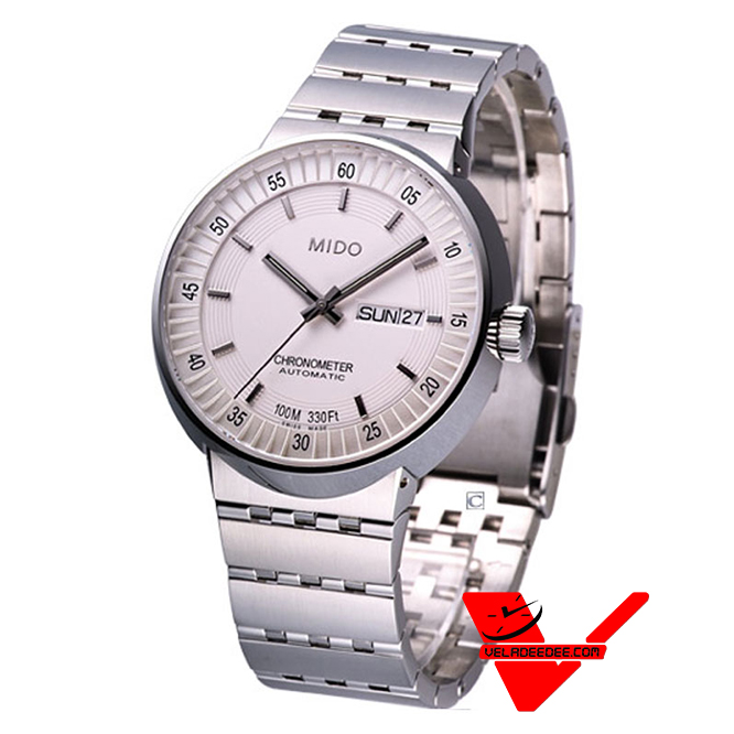 MIDO นาฬิกาข้อมือชาย (สายสแตนเลส) All Dial Chronometer Automatic รุ่น M8340.4.B1.11