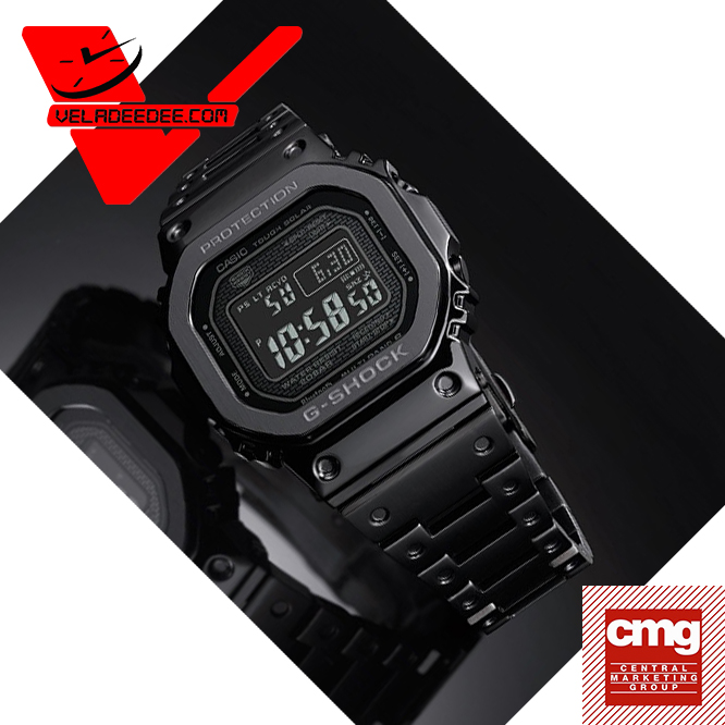 Casio G-SHOCK Bluetooth? Full Metal (ประกันCMG) นาฬิกาข้อมือผู้ชาย สแตนเลสแท้ รุ่น GMW-B5000GD-1DR