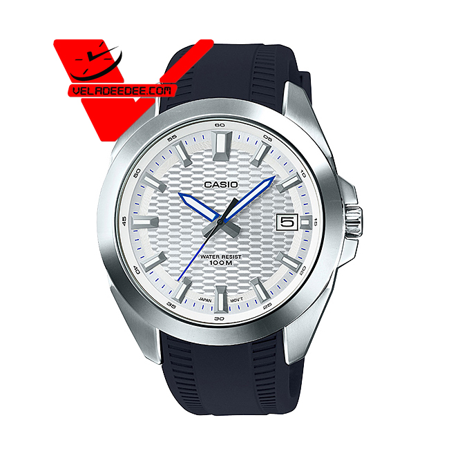 Casio Standard นาฬิกาข้อมือ สายแสตนเลสแท้ แสดงวันที่ รุ่น MTP-E400-7A