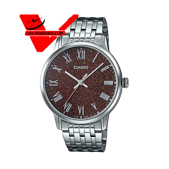 Casio Standard นาฬิกาข้อมือ สายแสตนเลสแท้ แสดงวันที่ รุ่น MTP-TW100D-5A