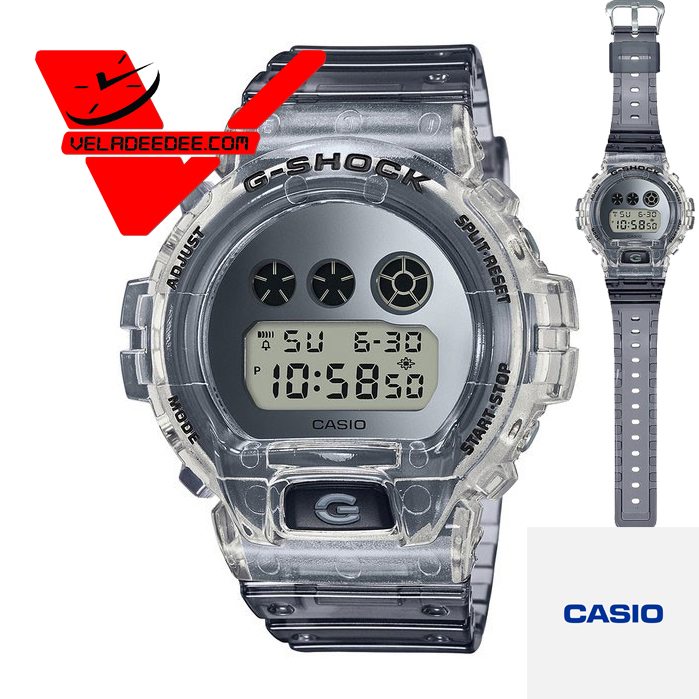 veladeedee.com CASIO G-SHOCK  รุ่นสีพิเศษ นาฬิกาข้อมือชาย สายเรซิ่น (ประกัน CMG ศูนย์เซ็นทรัล 1 ปี) รุ่น DW-6900SK-1A