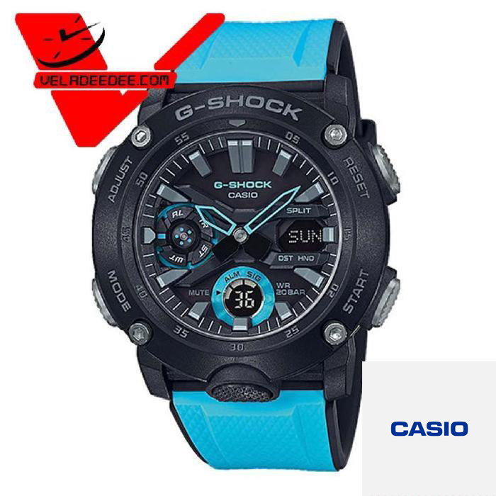 veladeedee.com CASIO G-SHOCK นาฬิกาข้อมือชาย สายเรซิ่น (ประกัน CMG ศูนย์เซ็นทรัล 1 ปี) รุ่น GA-2000-1A2