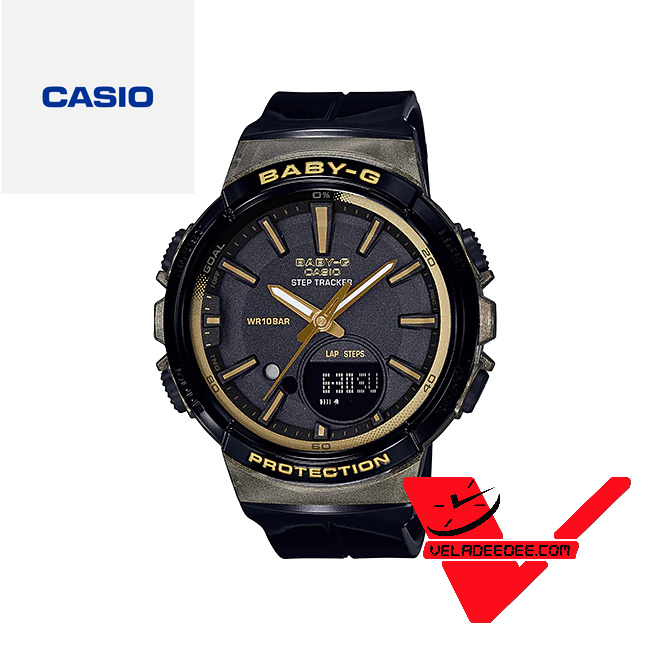 Casio Baby-G (ประกันCMG) | FOR RUNNING SERIES (ซีรีย์เพื่อนักวิ่ง) | นาฬิกาข้อมือ สายยางเรสิ้น รุ่น BGS-100GS-1ADR